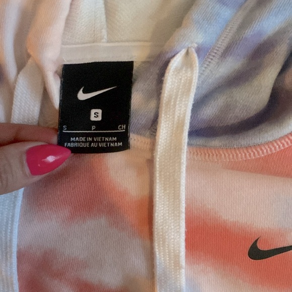 Nike Cropped Tye Dye Hoodie - Picture 4 of 4
